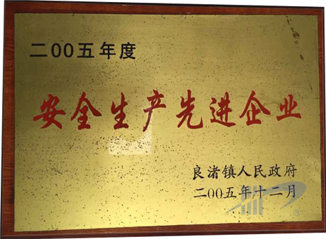 安全生产先进企业二