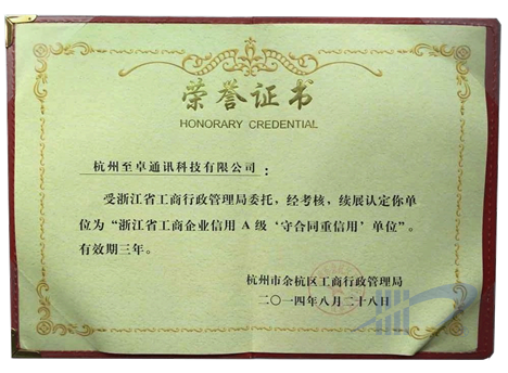 守合同重信用单位